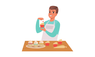 Baking and Decorating Cupcakes